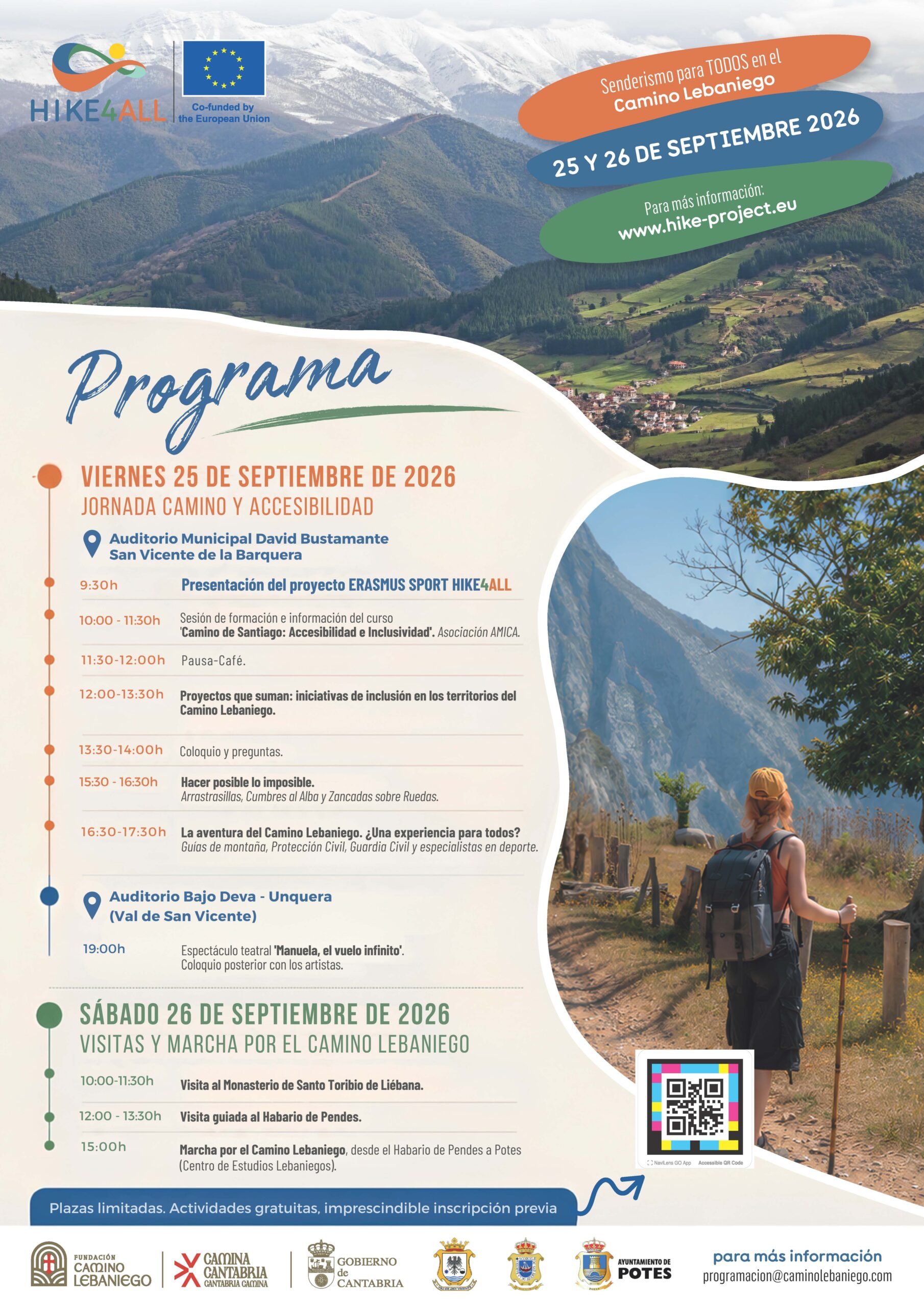evento de senderismo inclusivo proyecto europeo HIKE4ALL