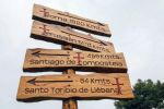 Señales de peregrinación en Cantabria