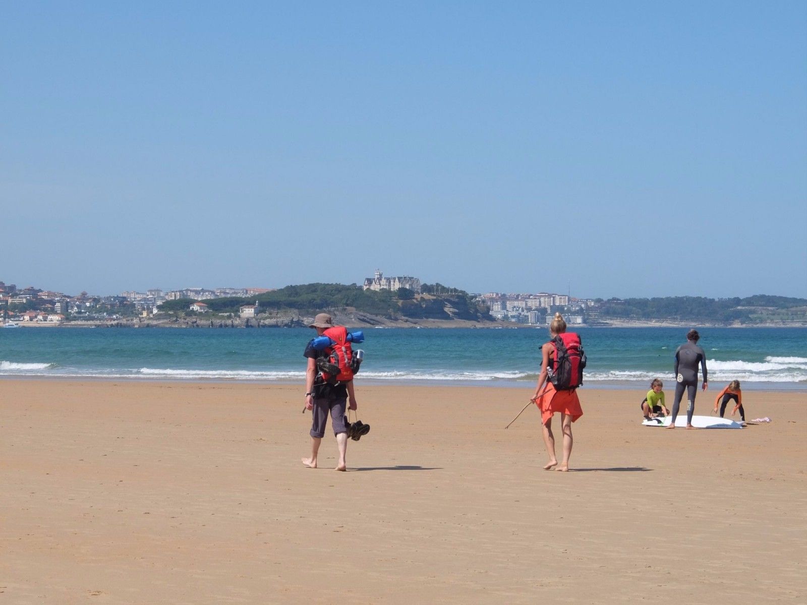 peregrinos caminodelnorte santander cantabria