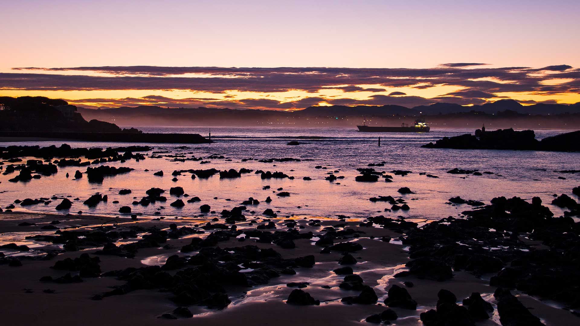 Atardecer Puerto de Santander