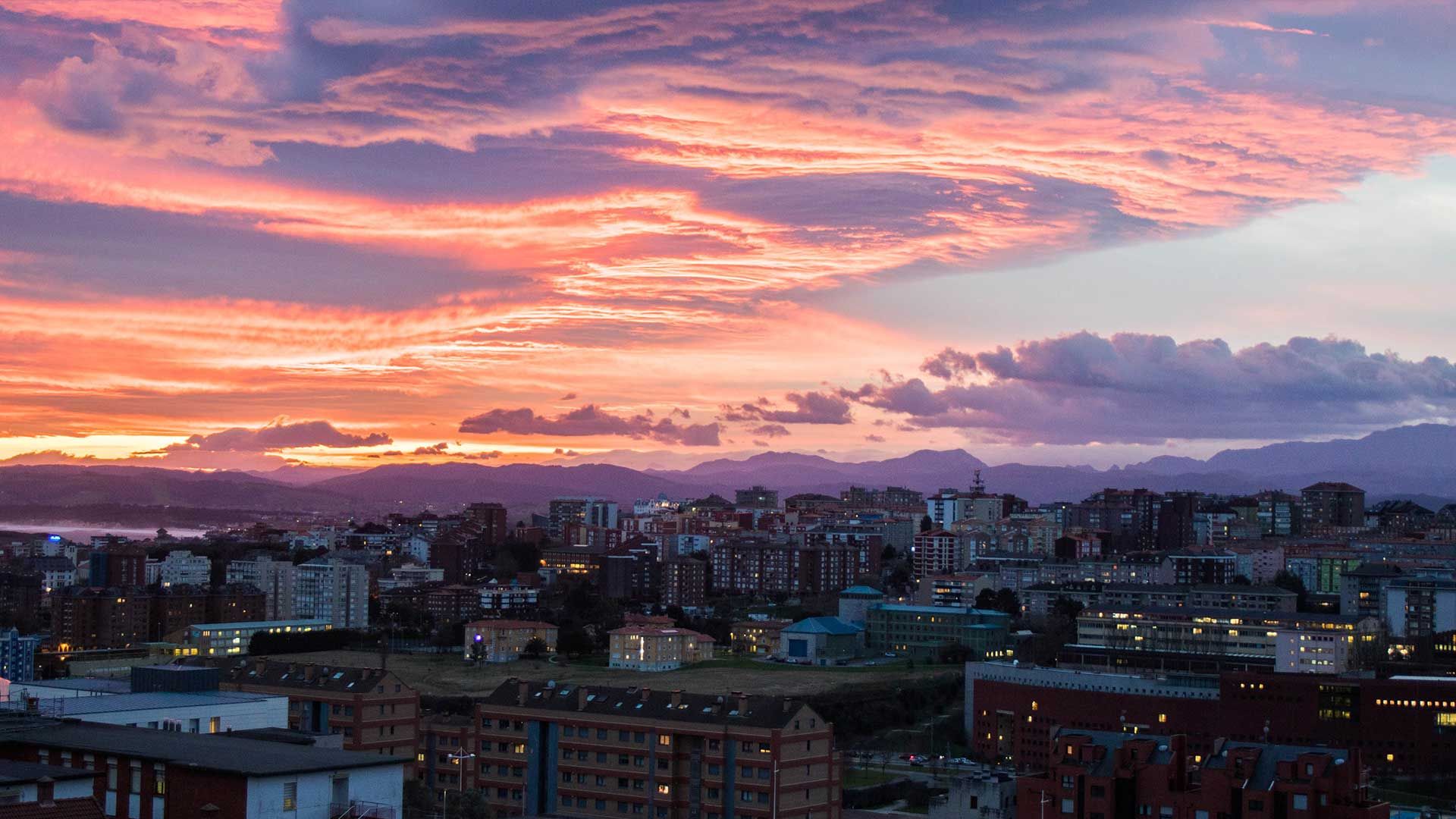 Atardecer en Santander