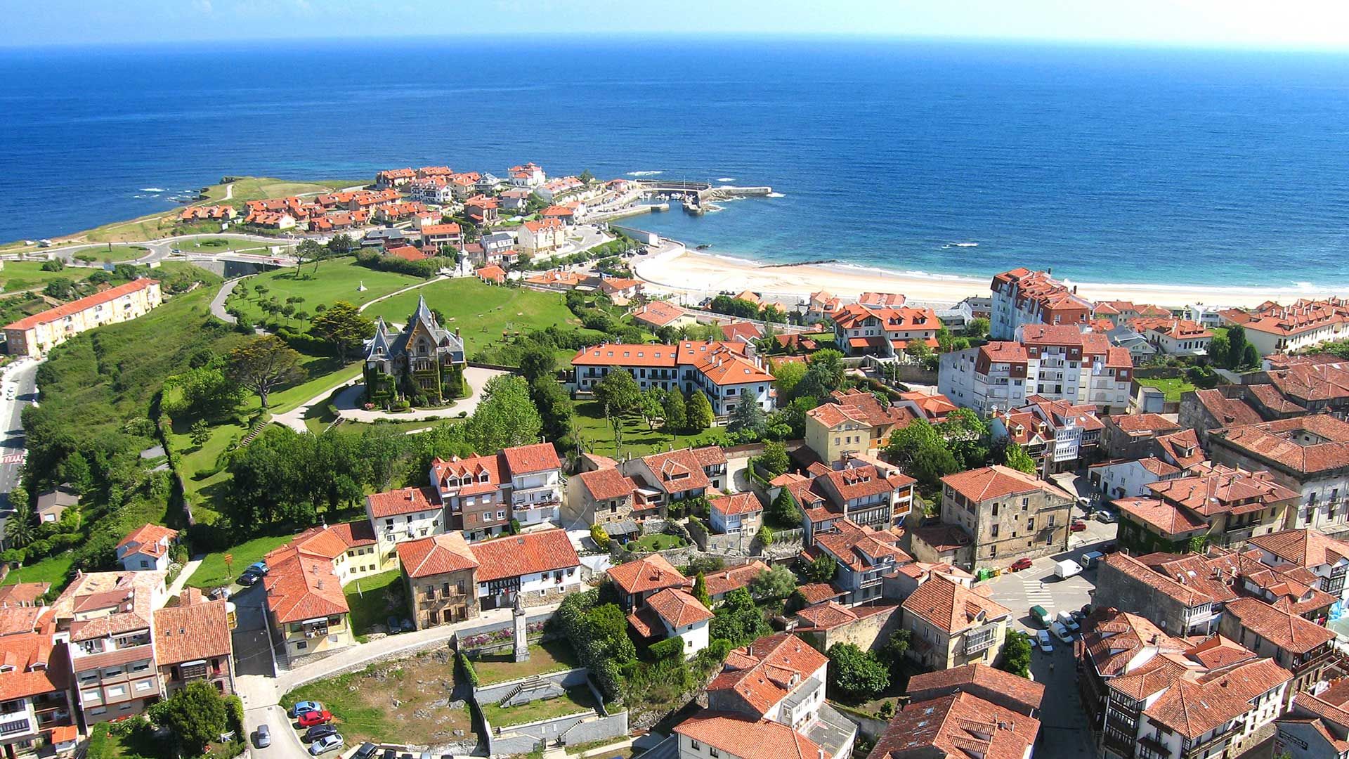 Vista aérea de Comillas