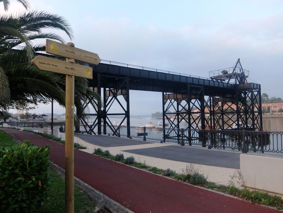 Puente de los ingleses Astillero, Camino del Norte