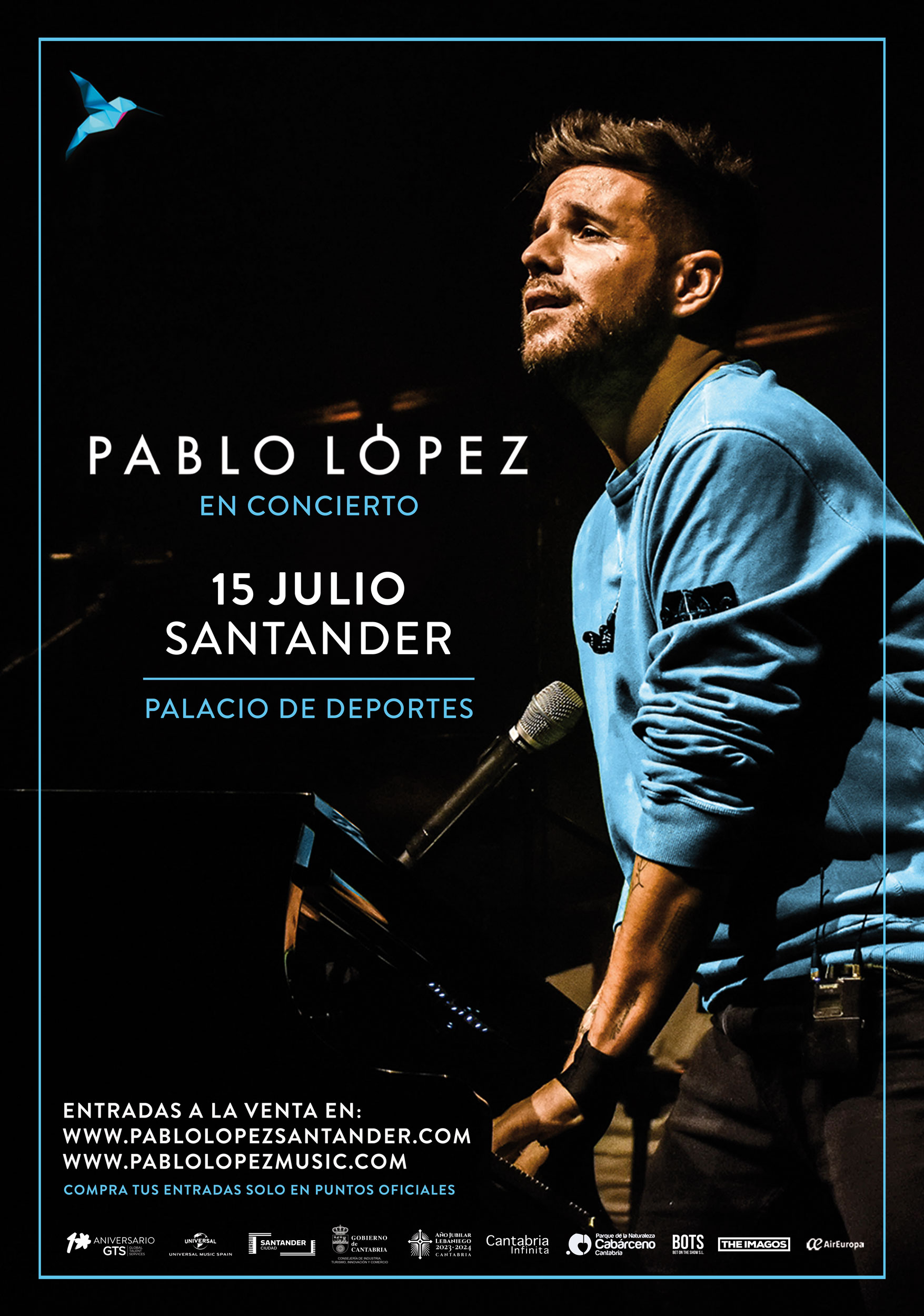Concierto de Pablo López en Santander
